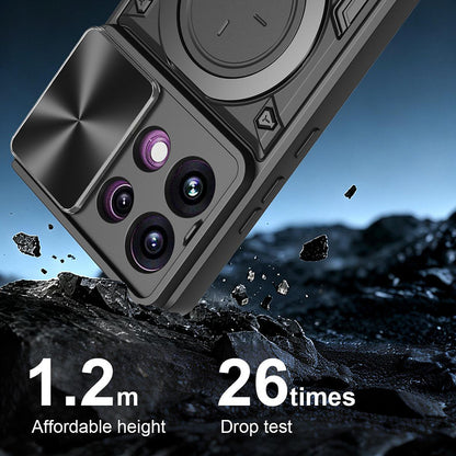 Deksel for Oppo Reno16 F / Reno16 FS, Techsuit, CamGuard Pro, Svart