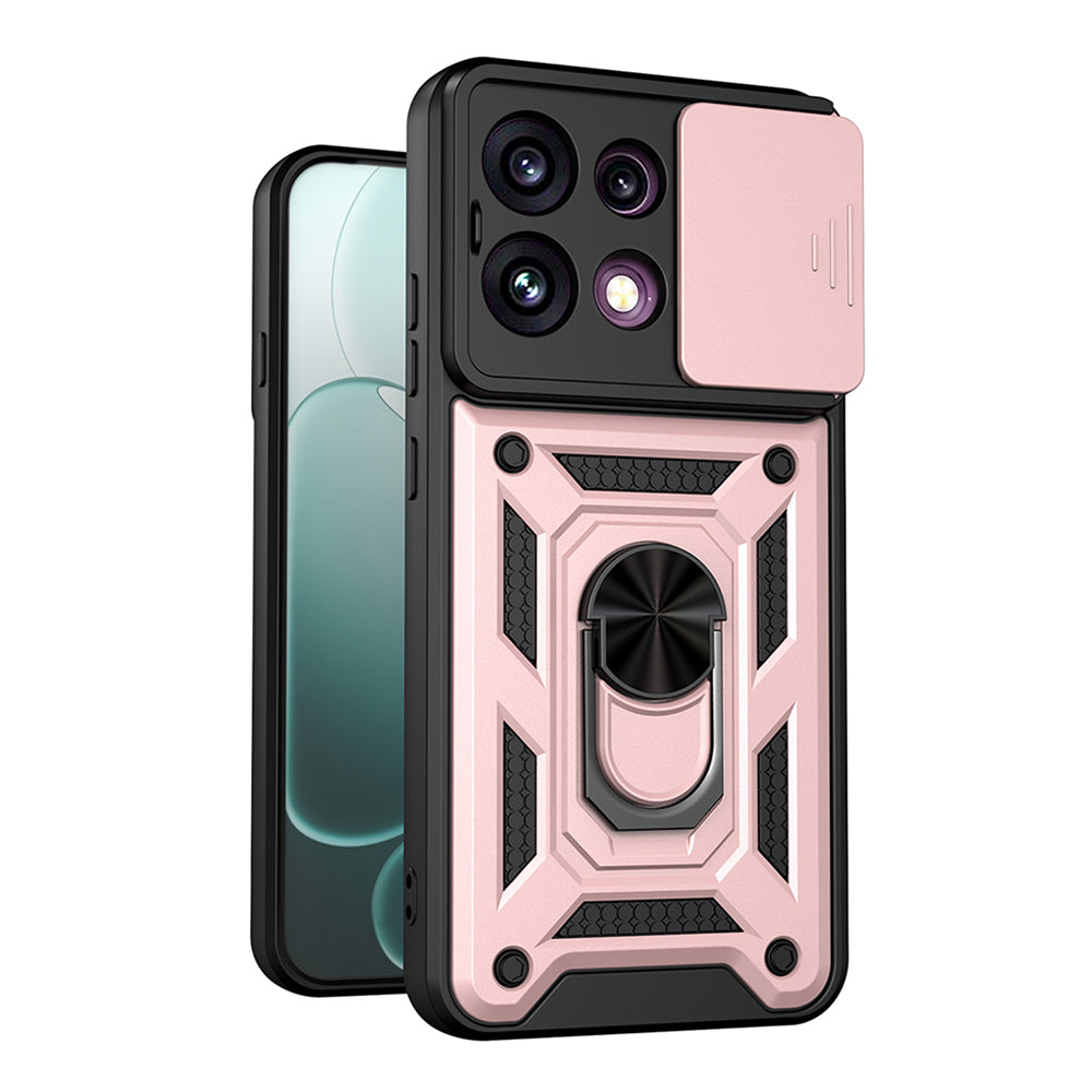 Deksel til Oppo Reno16 F / Reno16 FS, Techsuit, CamShield, Rosa Gull