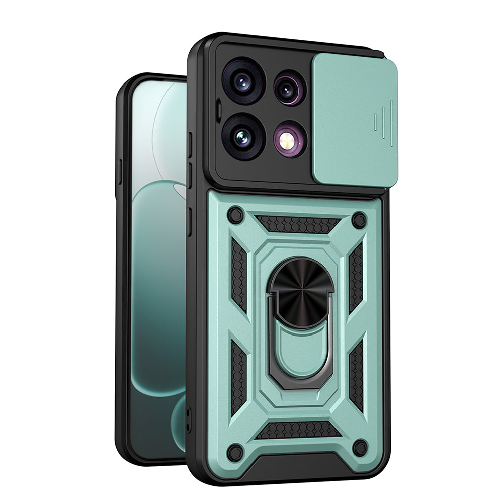 Deksel til Oppo Reno16 F / Reno16 FS, Techsuit, CamShield, Grønn