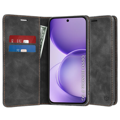 Deksel for Oppo Reno16 F / Reno16 FS, Techsuit, Confy, Svart