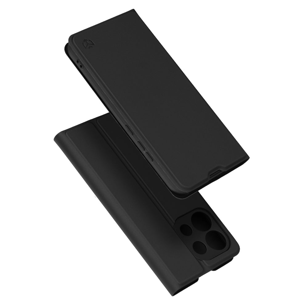 Deksel til Oppo Reno16 F / Reno16 FS, Techsuit, Magskin Book, Svart