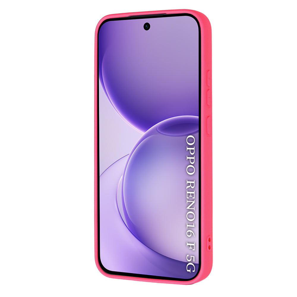 Deksel for Oppo Reno16 F / Reno16 FS, Techsuit, SoftFlex, Mørk Rosa
