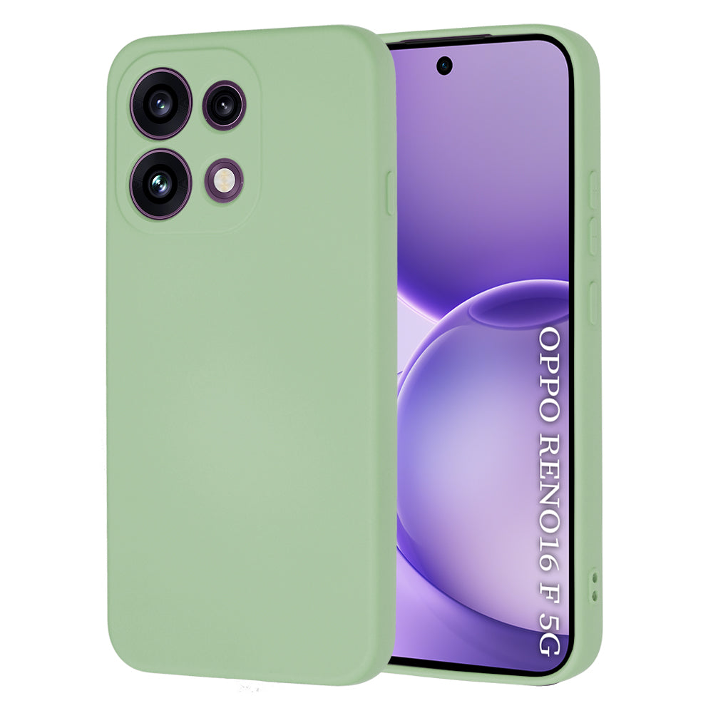 Deksel til Oppo Reno16 F / Reno16 FS, Techsuit, SoftFlex, Lys grønn