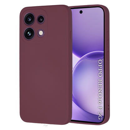 Deksel til Oppo Reno16 F / Reno16 FS, Techsuit, SoftFlex, Burgunder