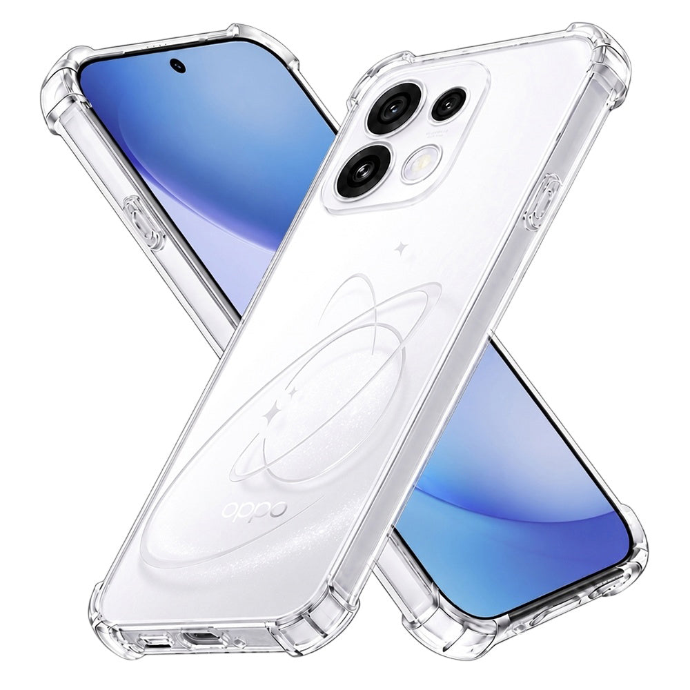 Deksel til Oppo Reno16 Pro, Techsuit, støtsikker klar, transparent