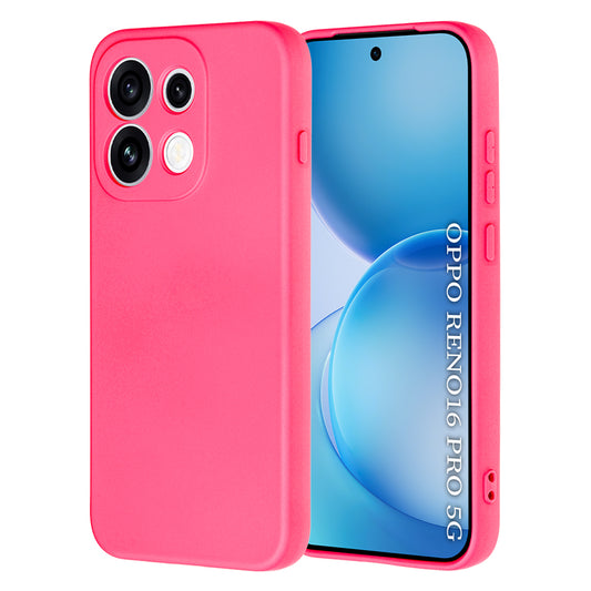 Deksel til Oppo Reno16 Pro, Techsuit, SoftFlex, Mørk Rosa
