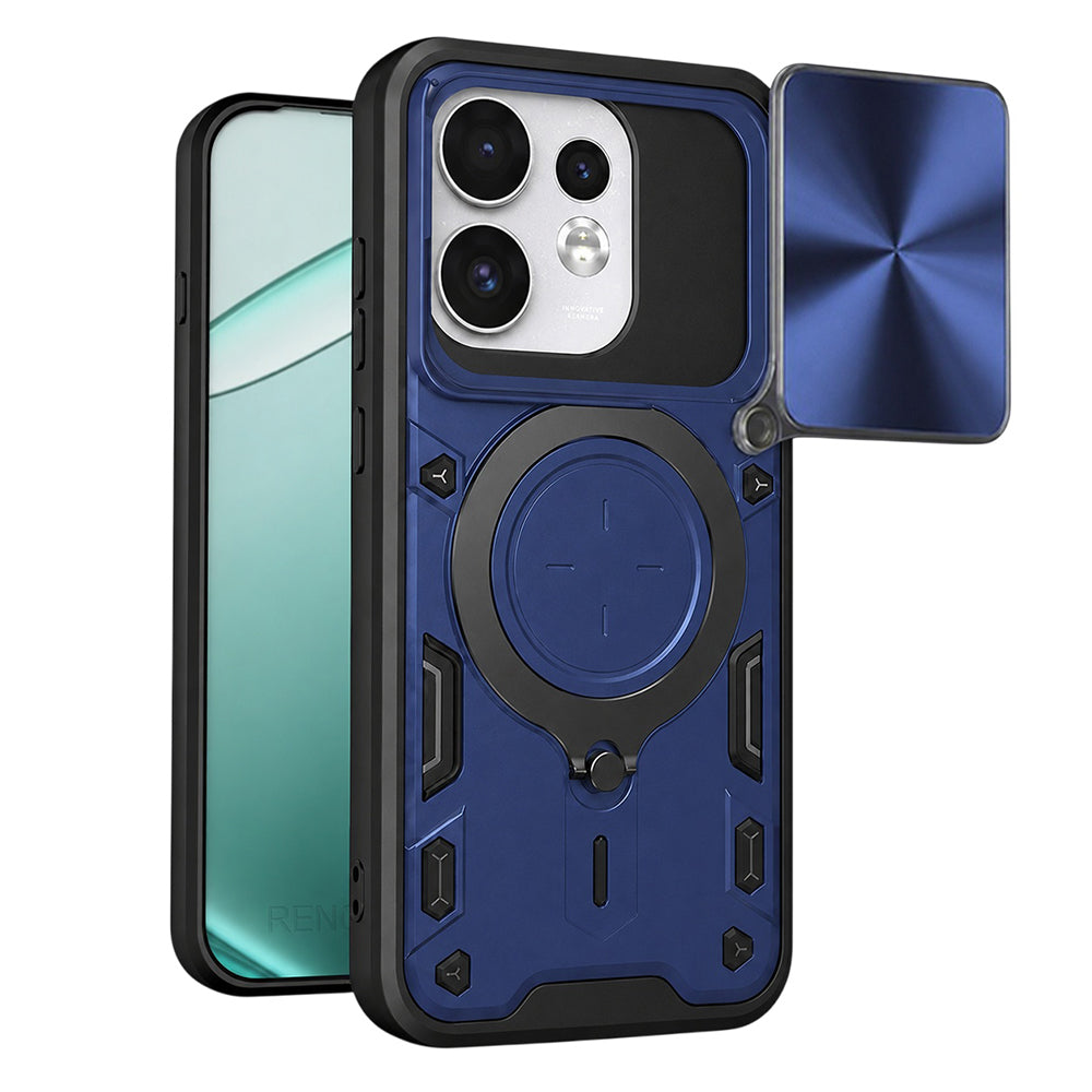 Deksel for Oppo Reno16 / Reno16 Pro, Techsuit, CamGuard Pro, Blå