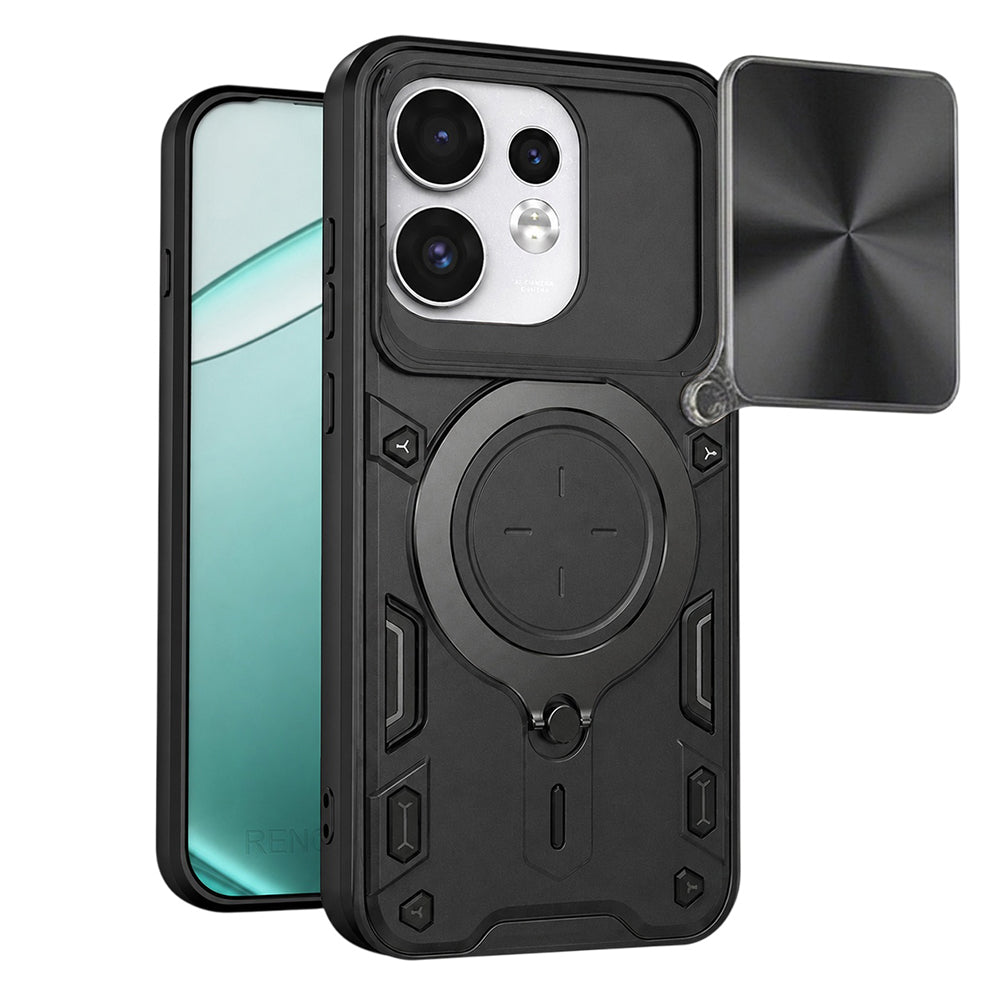 Deksel til Oppo Reno16 / Reno16 Pro, Techsuit, CamGuard Pro, Svart