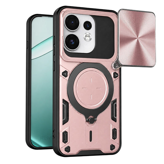 Deksel til Oppo Reno16 / Reno16 Pro, Techsuit, CamGuard Pro, Rosa Gull