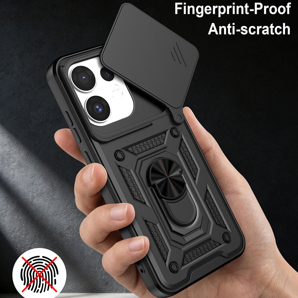 Deksel til Oppo Reno16 / Reno16 Pro, Techsuit, CamShield, Gullfarget
