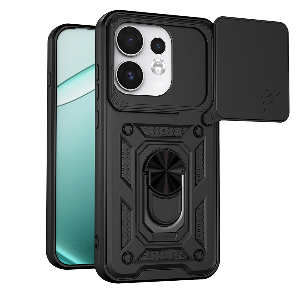 Deksel for Oppo Reno16 / Reno16 Pro, Techsuit, CamShield, Svart