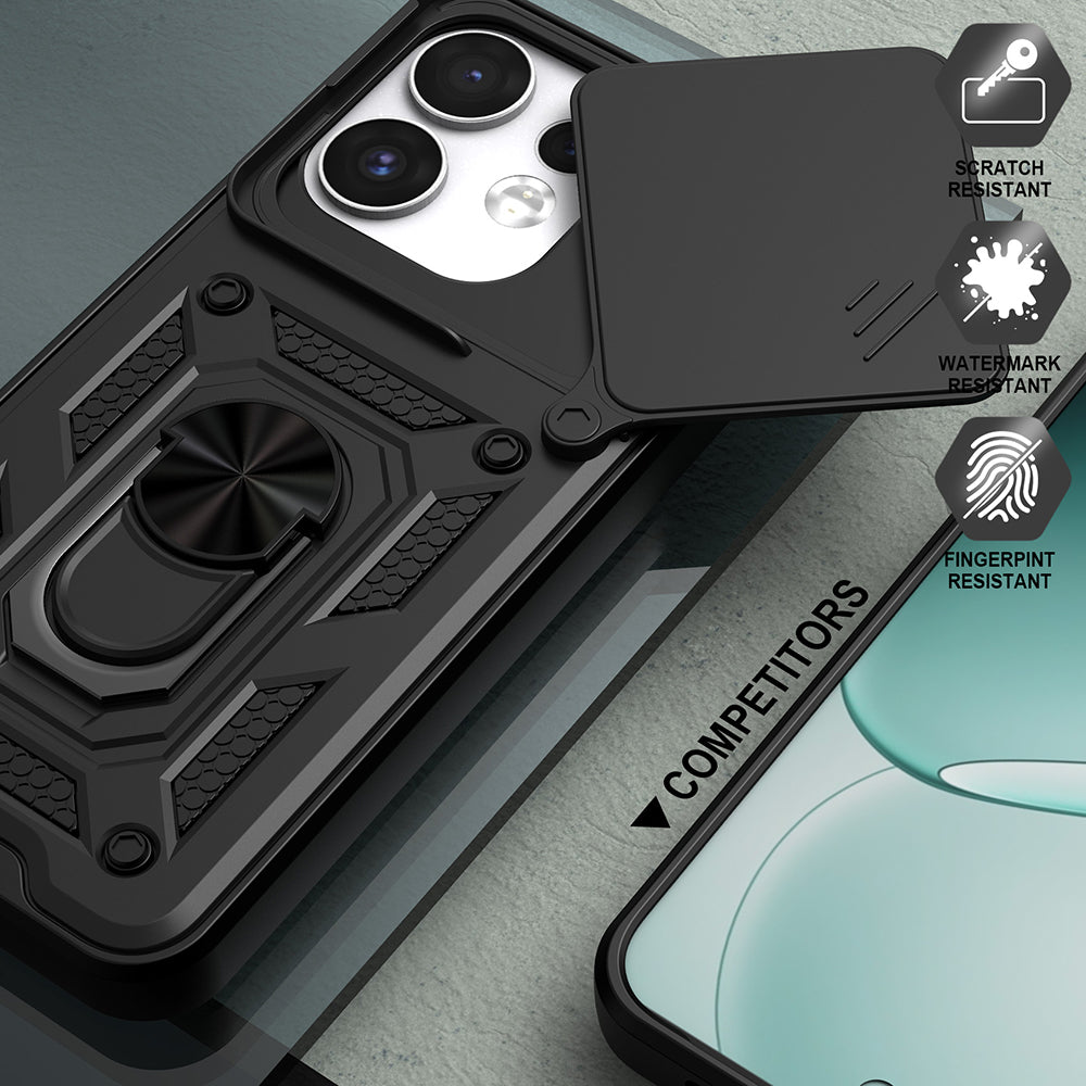 Deksel til Oppo Reno16 / Reno16 Pro, Techsuit, CamShield, Rosa Gull