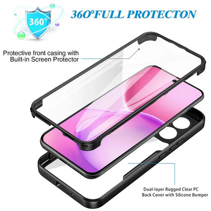 Deksel for Oppo Reno16 / Reno16 Pro, Techsuit, ColorVerse 360, Svart