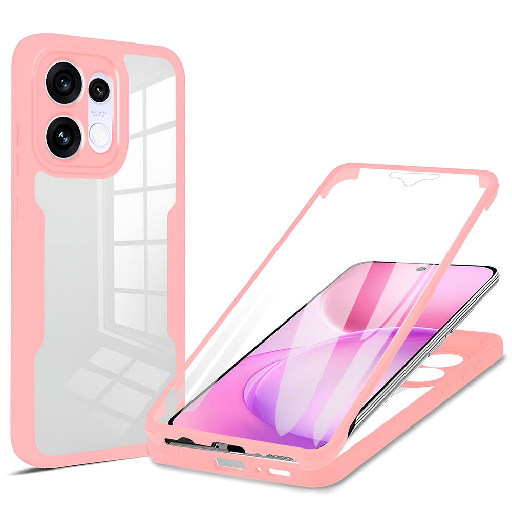 Deksel for Oppo Reno16 / Reno16 Pro, Techsuit, ColorVerse 360, Rosa