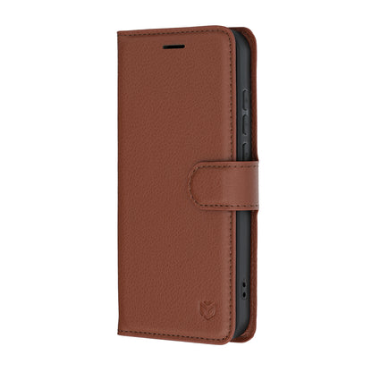 Deksel for Oppo Reno16 / Reno16 Pro, Techsuit, Leather Folio, Brun