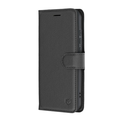 Deksel for Oppo Reno16 / Reno16 Pro, Techsuit, Leather Folio, Svart