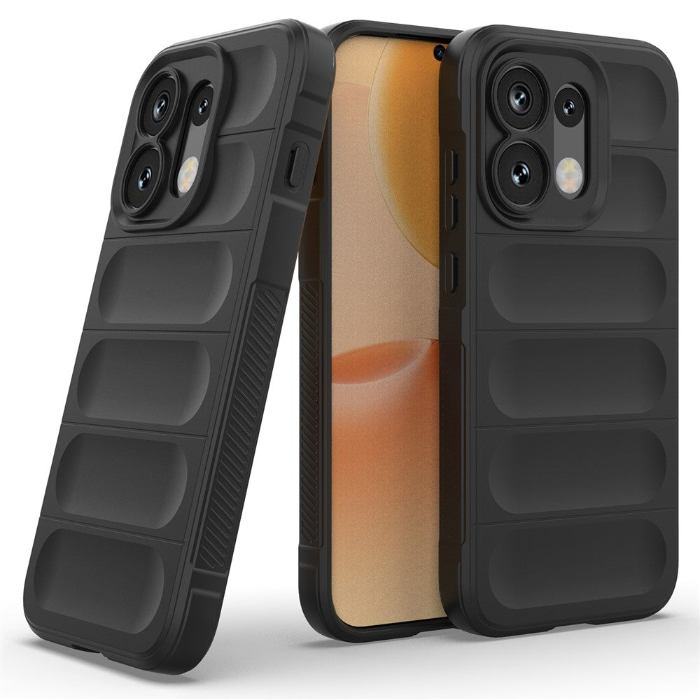 Deksel for Oppo Reno16 / Reno16 Pro, Techsuit, Magic Shield, Svart