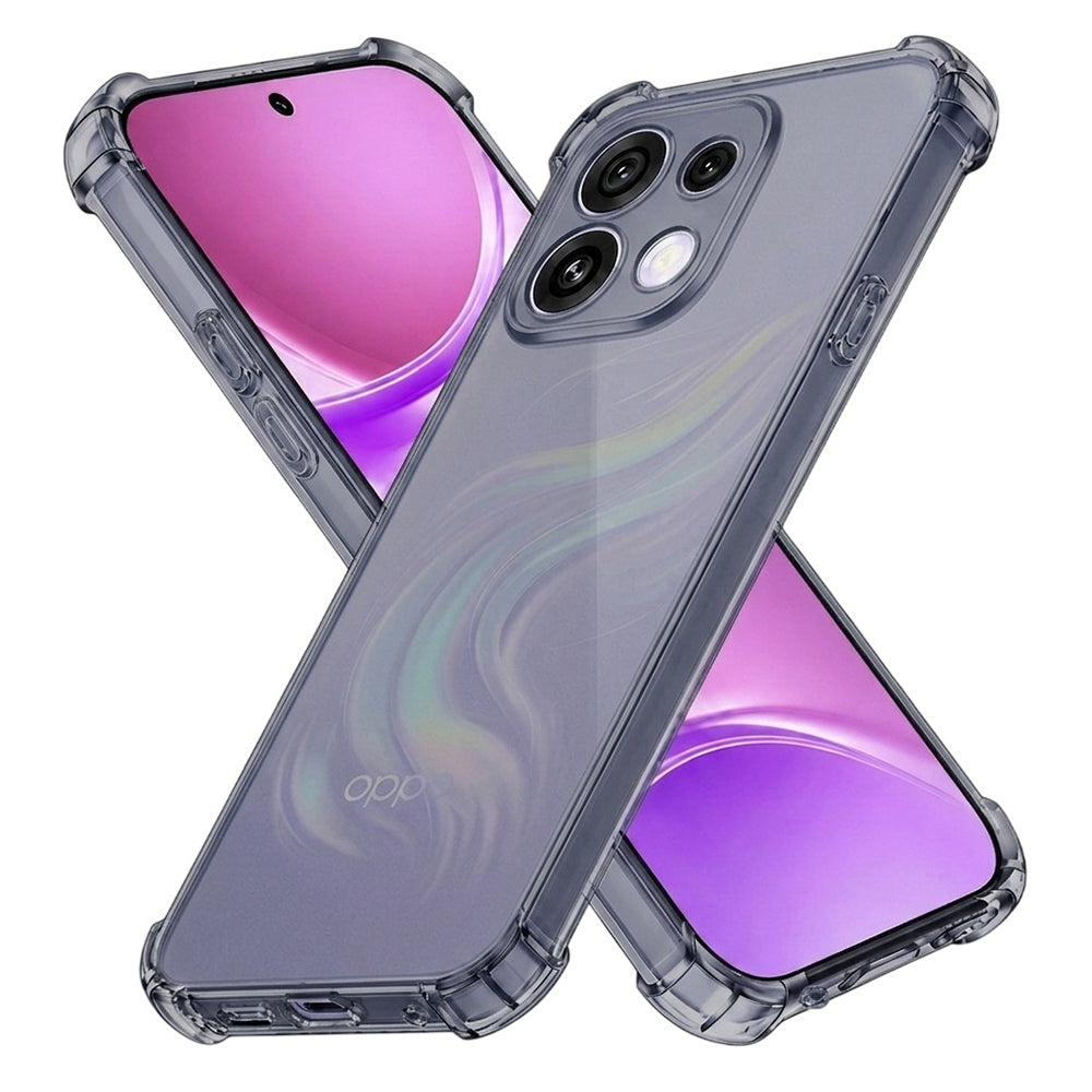 Deksel for Oppo Reno16, Techsuit, Støtsikker Klar, Røykfarget