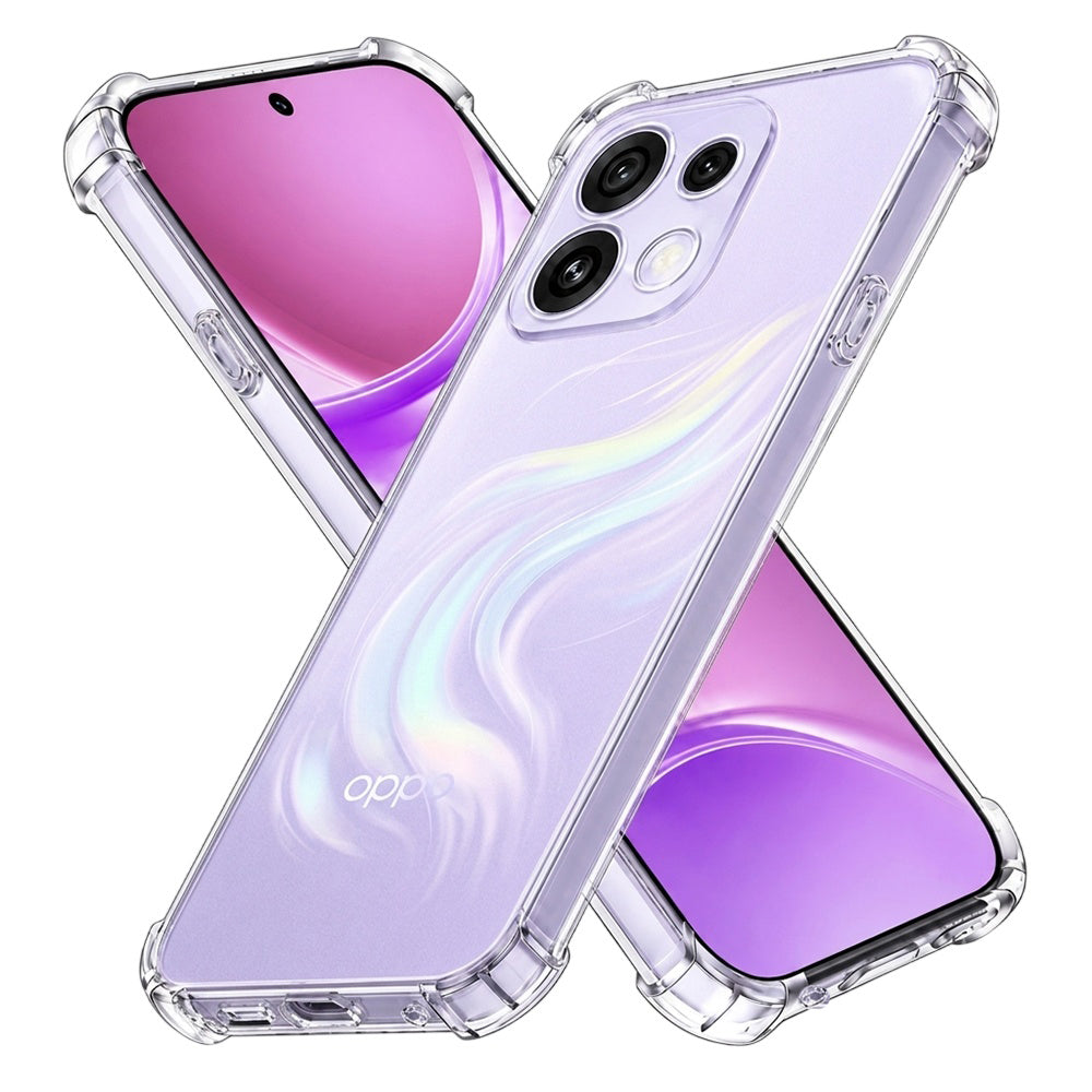 Deksel til Oppo Reno16, Techsuit, Støtsikker Klar, Transparent