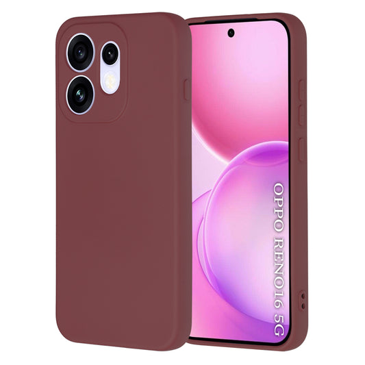 Deksel til Oppo Reno16, Techsuit, SoftFlex, Burgunder