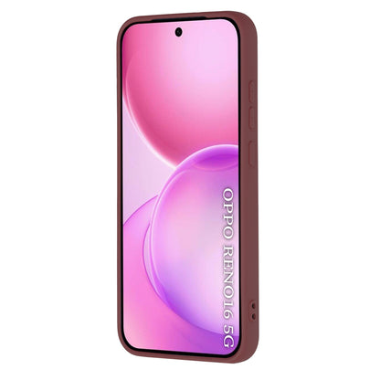 Deksel til Oppo Reno16, Techsuit, SoftFlex, Burgunder