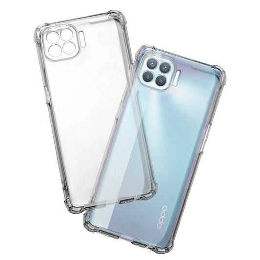 Deksel til Oppo Reno4 Lite, Techsuit, Støtsikker Klar, Transparent