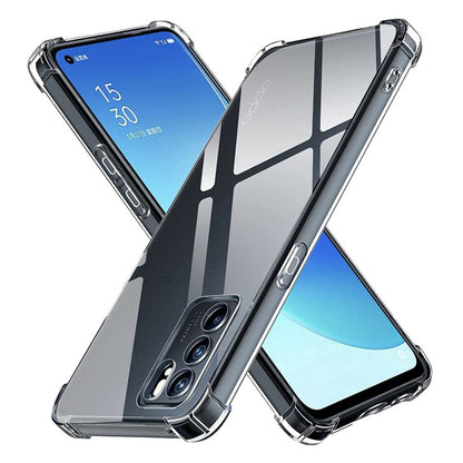 Deksel til Oppo Reno6 5G, Techsuit, støtsikker klar, gjennomsiktig
