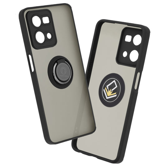 Deksel for Oppo Reno7, Techsuit, Glinth, Svart