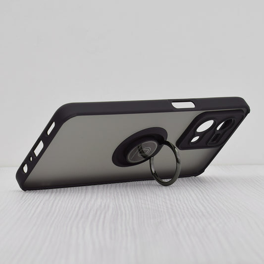 Deksel for Oppo Reno7, Techsuit, Glinth, Svart