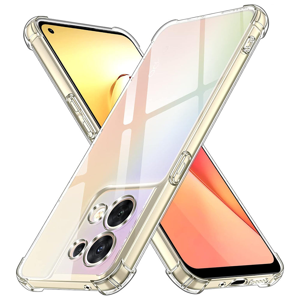 Deksel til Oppo Reno8, Techsuit, Støtsikker Klar, Transparent
