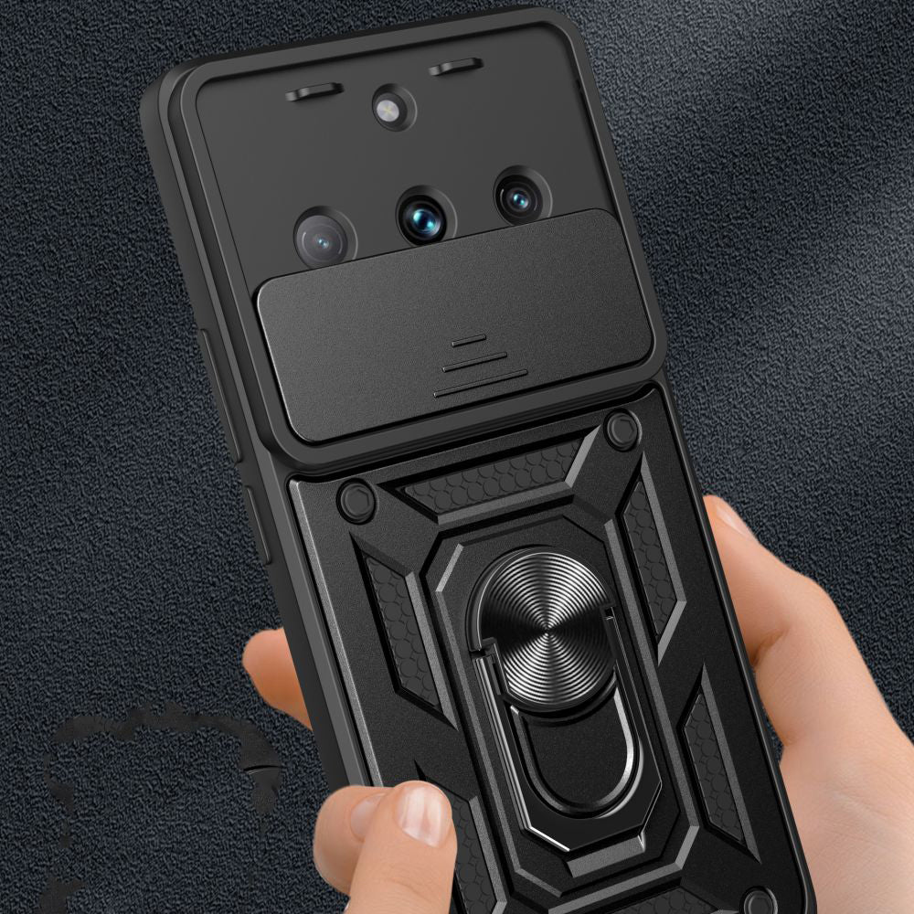 Deksel til Realme 11 4G, Techsuit, CamShield, Svart