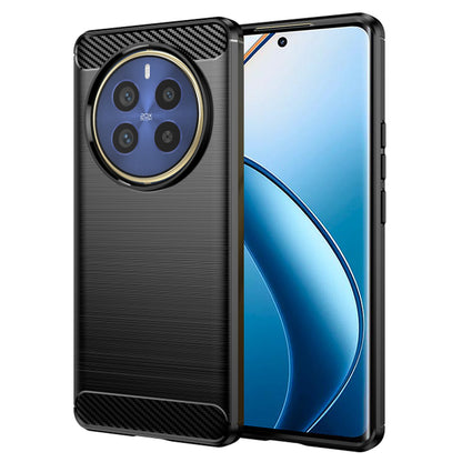 Deksel for Realme 12 Pro / 12 Pro+, Techsuit, Karbon, Svart