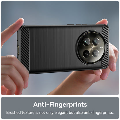 Deksel for Realme 12 Pro / 12 Pro+, Techsuit, Karbon, Svart