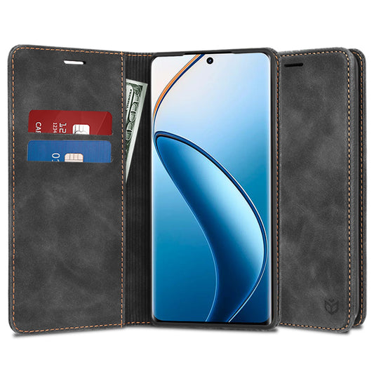 Deksel for Realme 12 Pro / 12 Pro+, Techsuit, Confy, Svart
