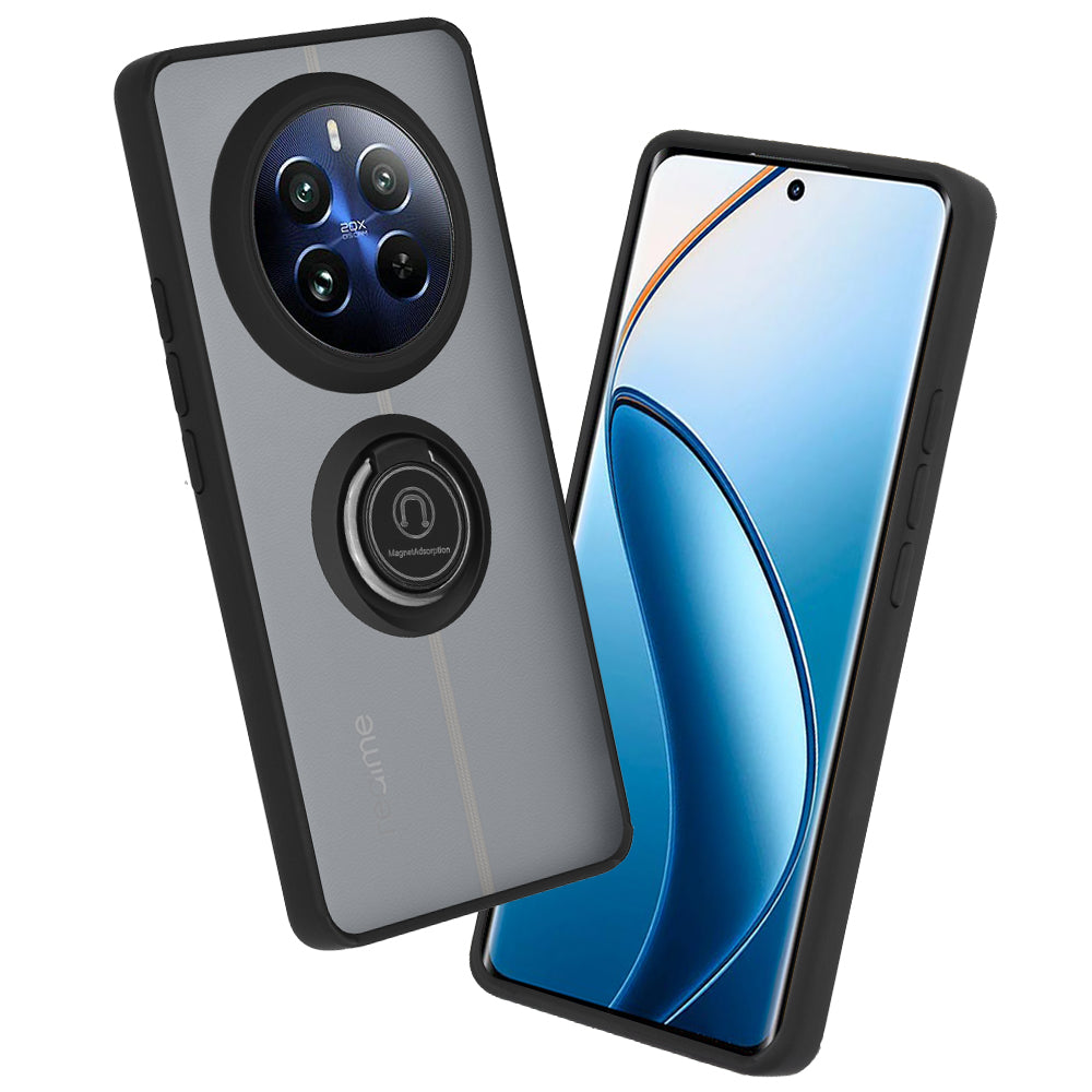Deksel for Realme 12 Pro / 12 Pro+, Techsuit, Glinth, Svart