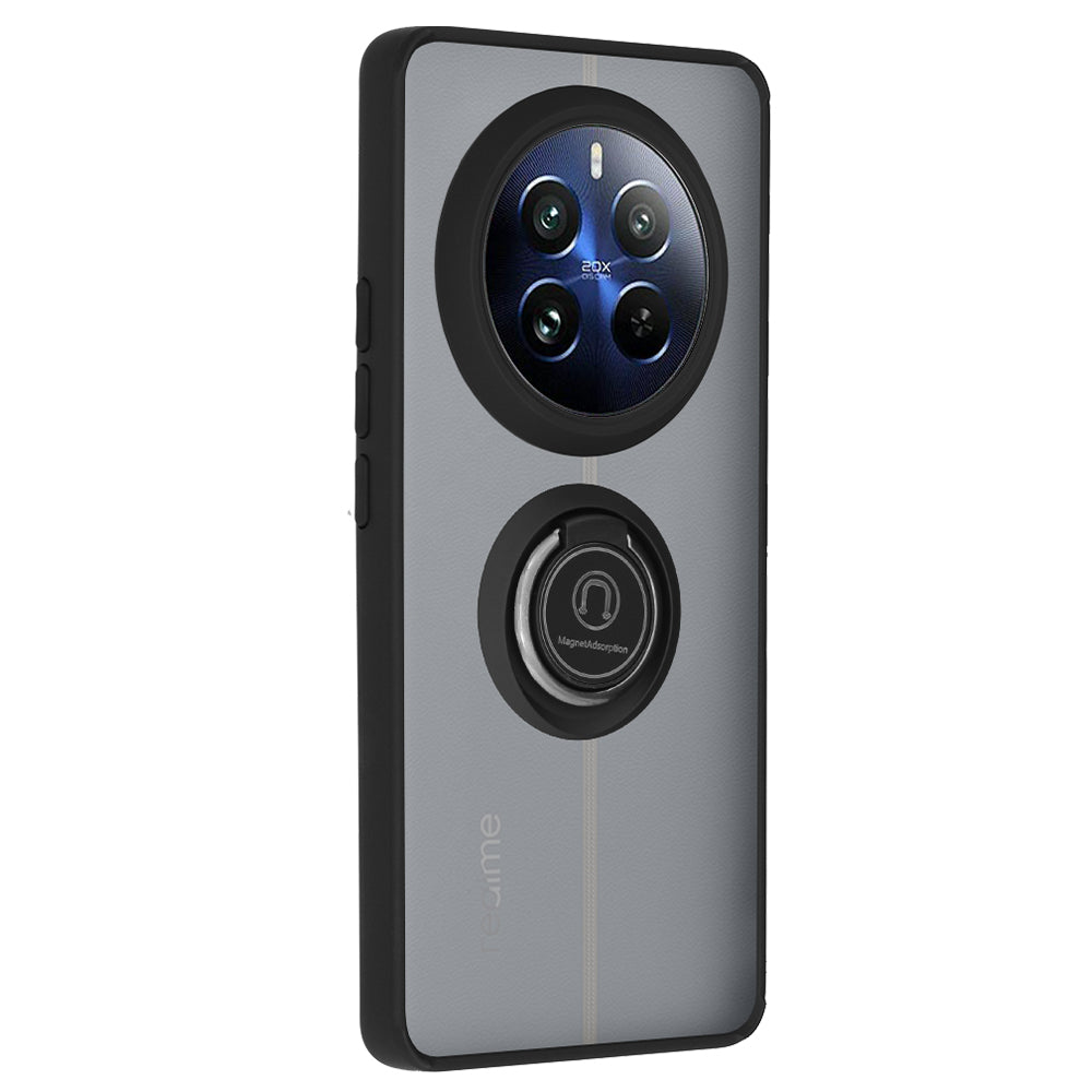 Deksel for Realme 12 Pro / 12 Pro+, Techsuit, Glinth, Svart