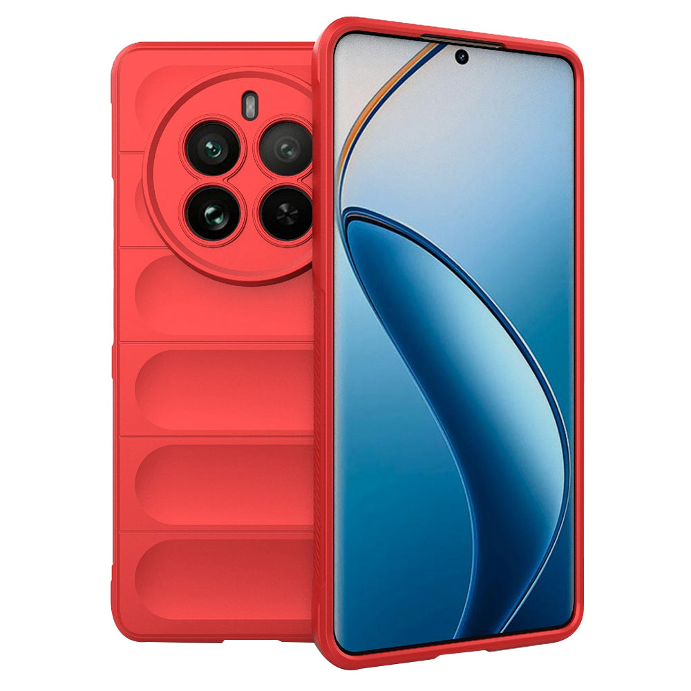 Deksel for Realme 12 Pro / 12 Pro+, Techsuit, Magic Shield, Rød