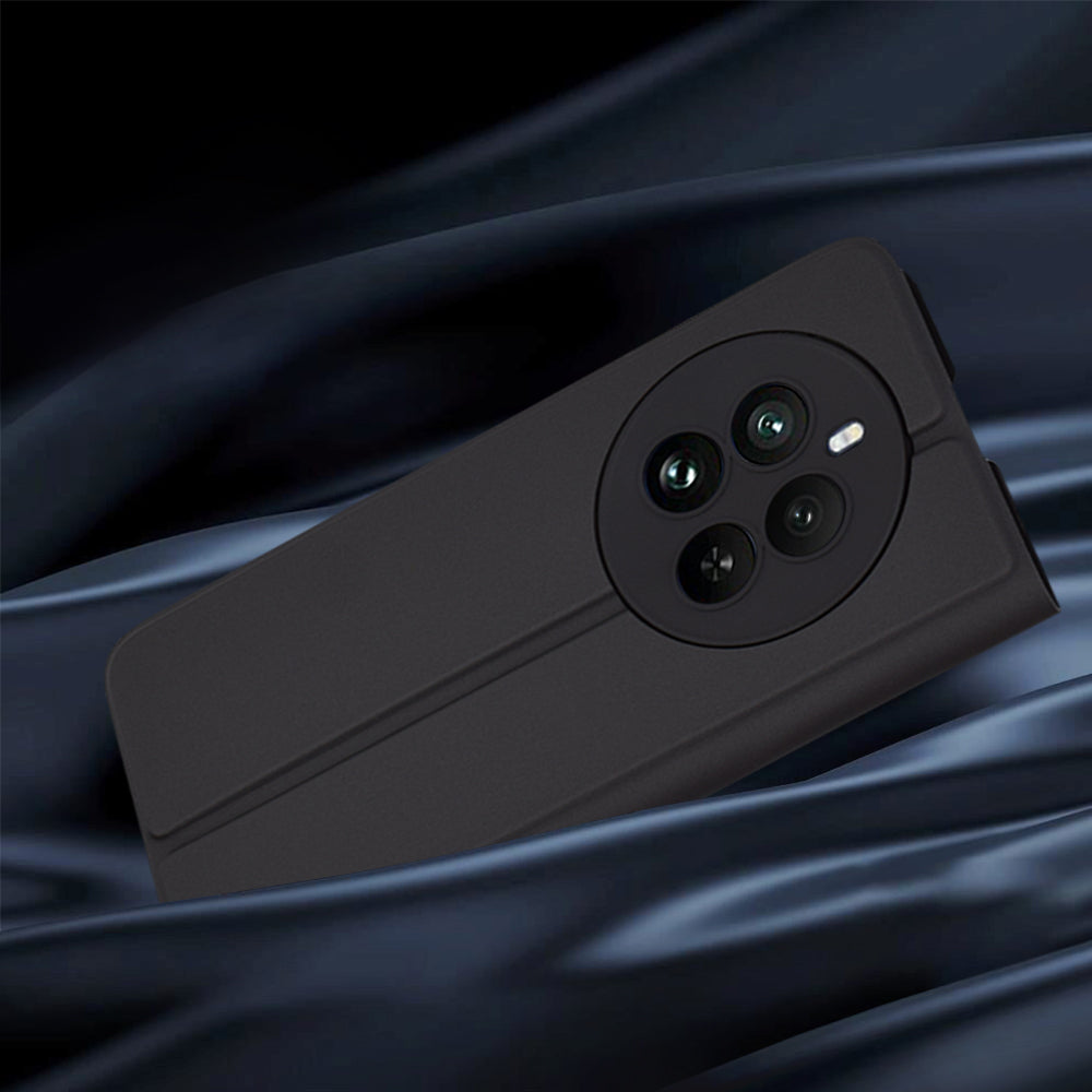 Deksel til Realme 12 Pro / 12 Pro+, Techsuit, Magskin Book, Svart