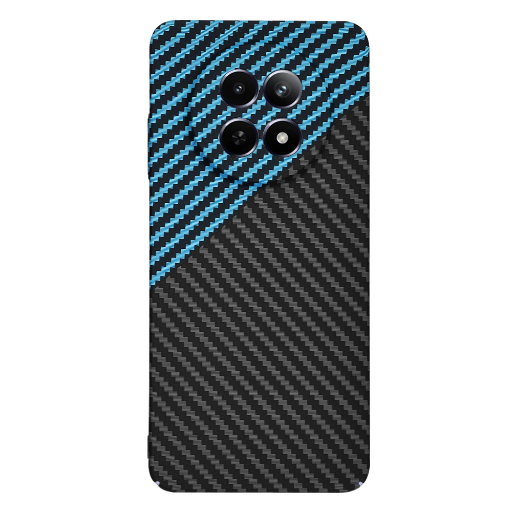 Deksel for Realme 12x / 12, Techsuit, Carbonite FiberShell, Svart Bleu