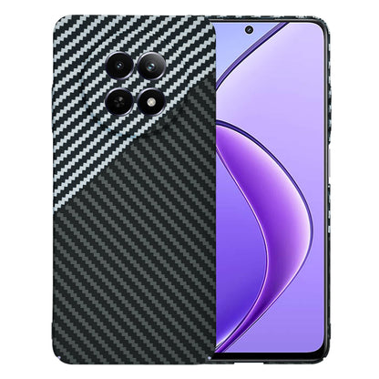 Deksel for Realme 12x / 12, Techsuit, Carbonite FiberShell, Svart Grå