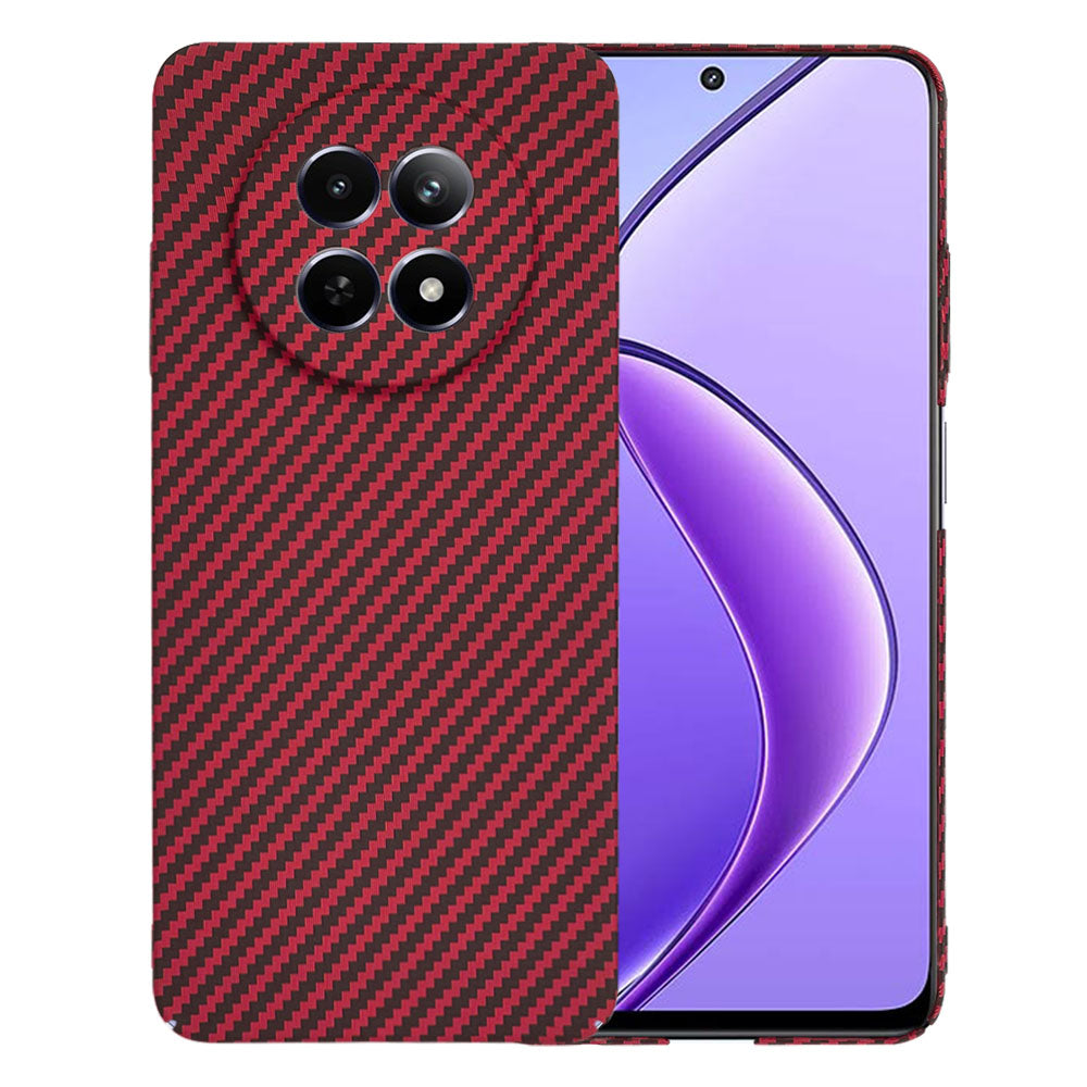 Deksel for Realme 12x / 12, Techsuit, Carbonite FiberShell, Rød