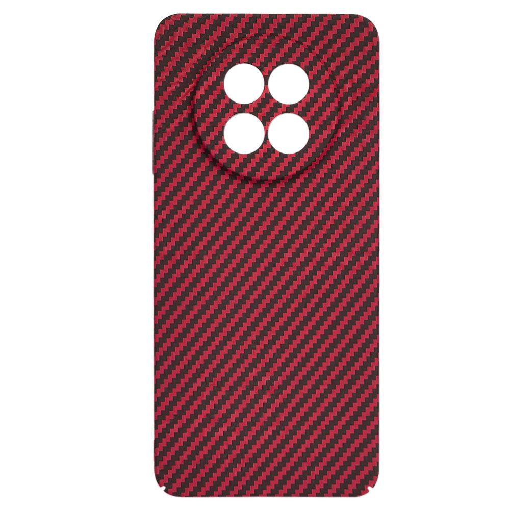 Deksel for Realme 12x / 12, Techsuit, Carbonite FiberShell, Rød