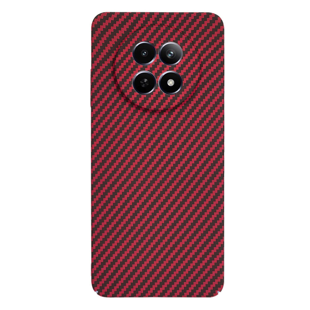 Deksel for Realme 12x / 12, Techsuit, Carbonite FiberShell, Rød