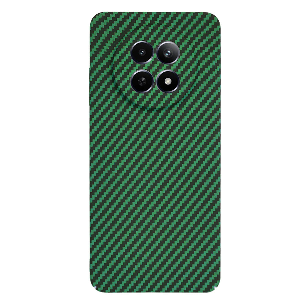 Deksel for Realme 12x / 12, Techsuit, Carbonite FiberShell, Grønn