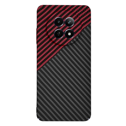 Deksel for Realme 12x / 12, Techsuit, Carbonite FiberShell, Svart Rød