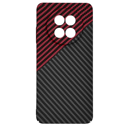 Deksel for Realme 12x / 12, Techsuit, Carbonite FiberShell, Svart Rød
