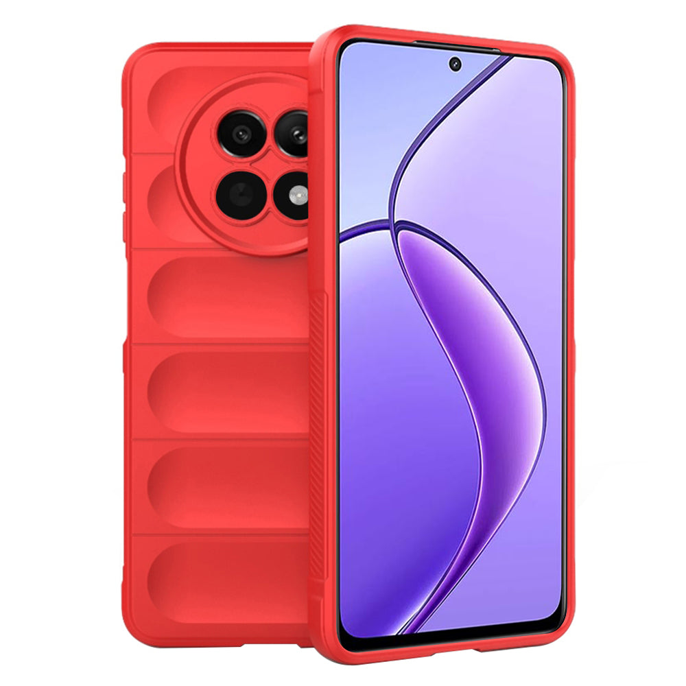 Deksel til Realme 12x / 12, Techsuit, Magic Shield, Rød