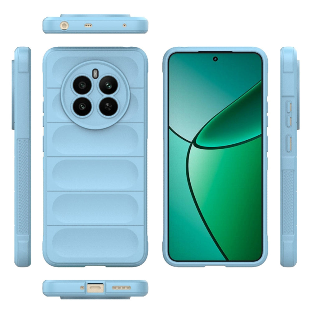 Deksel for Realme 13 4G / 12 4G / 12+, Techsuit, Magic Shield, Blå