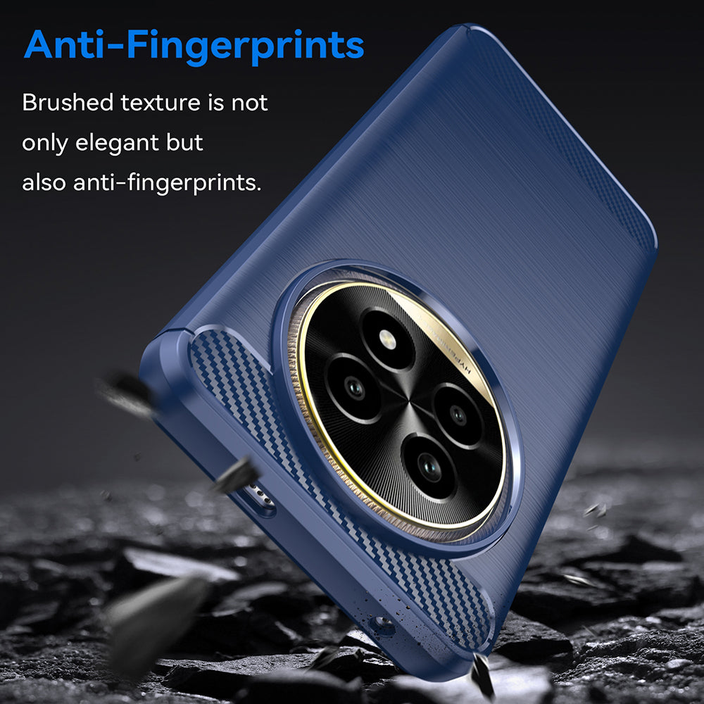 Deksel for Realme 13 Pro / 13 Pro+, Techsuit, Karbon, Blå