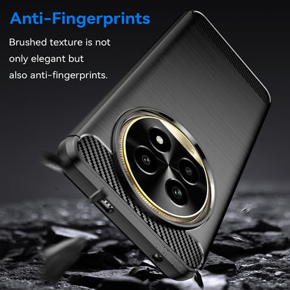 Deksel for Realme 13 Pro / 13 Pro+, Techsuit, Karbon, Svart